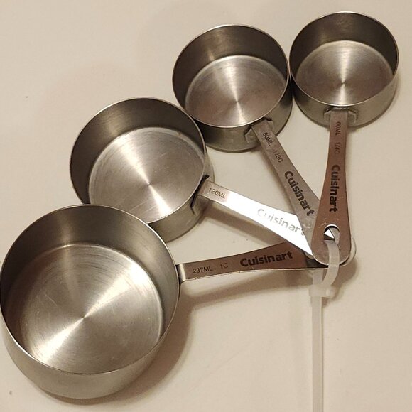 Cuisinart 4-Pieces Stainless Steel Measuring Cup Set - Picture 1 of 7